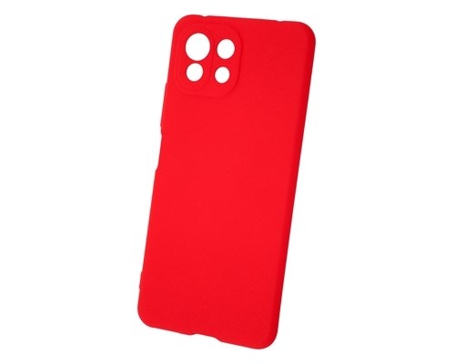 фото Панель-накладка newlevel fluff tpu hard red для xiaomi mi 11 lite