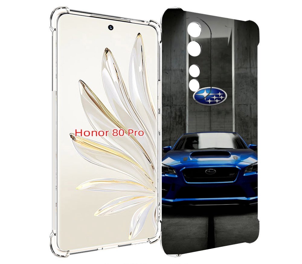 

Чехол MyPads subaru субару 1 мужской для Honor 80 Pro, Прозрачный, Tocco