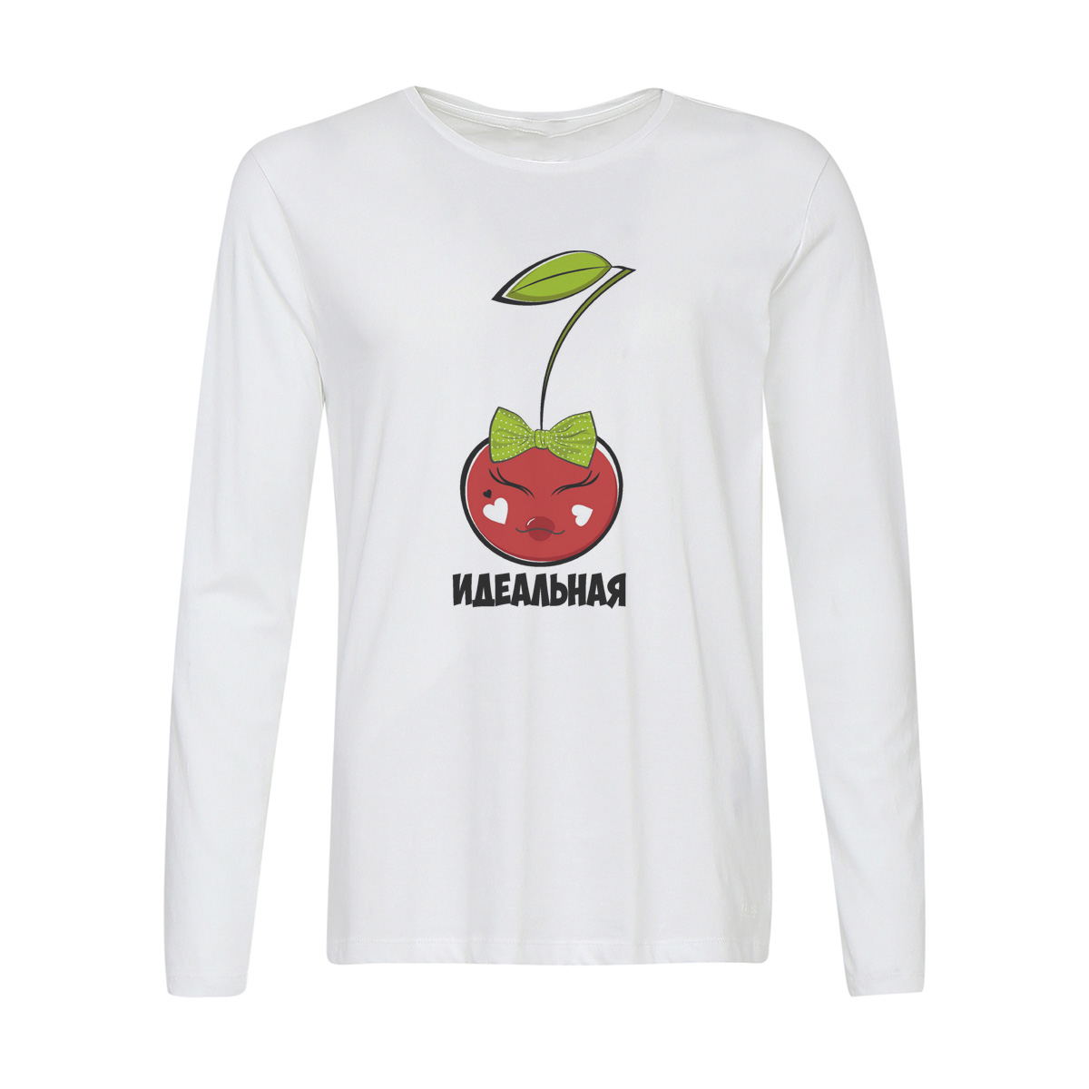 

Лонгслив CoolPodarok Идеальная есть пара, Белый, w0113978