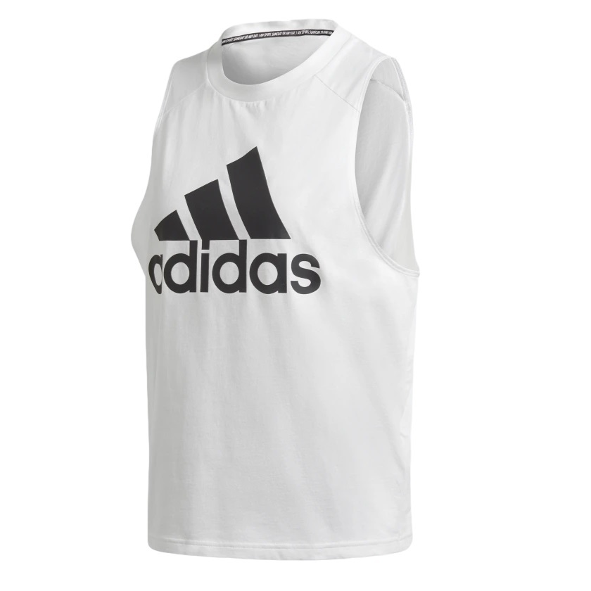 Майка женская Adidas Badge of Sport Cotton Tank Top GC6960 белая XS adidas белый