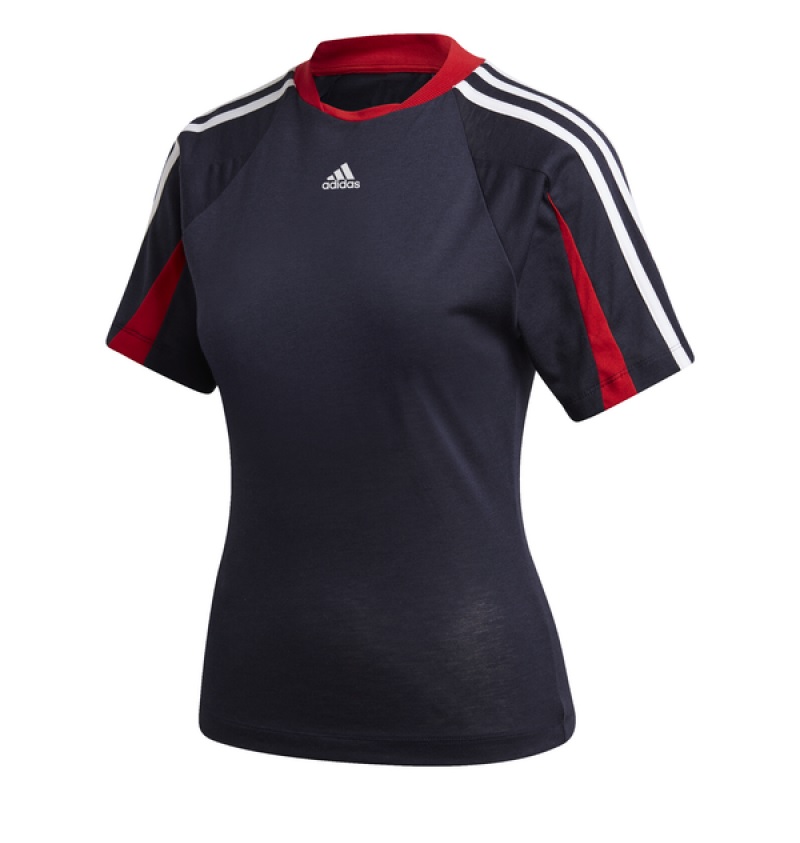 

Футболка женская Adidas Aeroready FS6151 синяя M, Синий, Aeroready