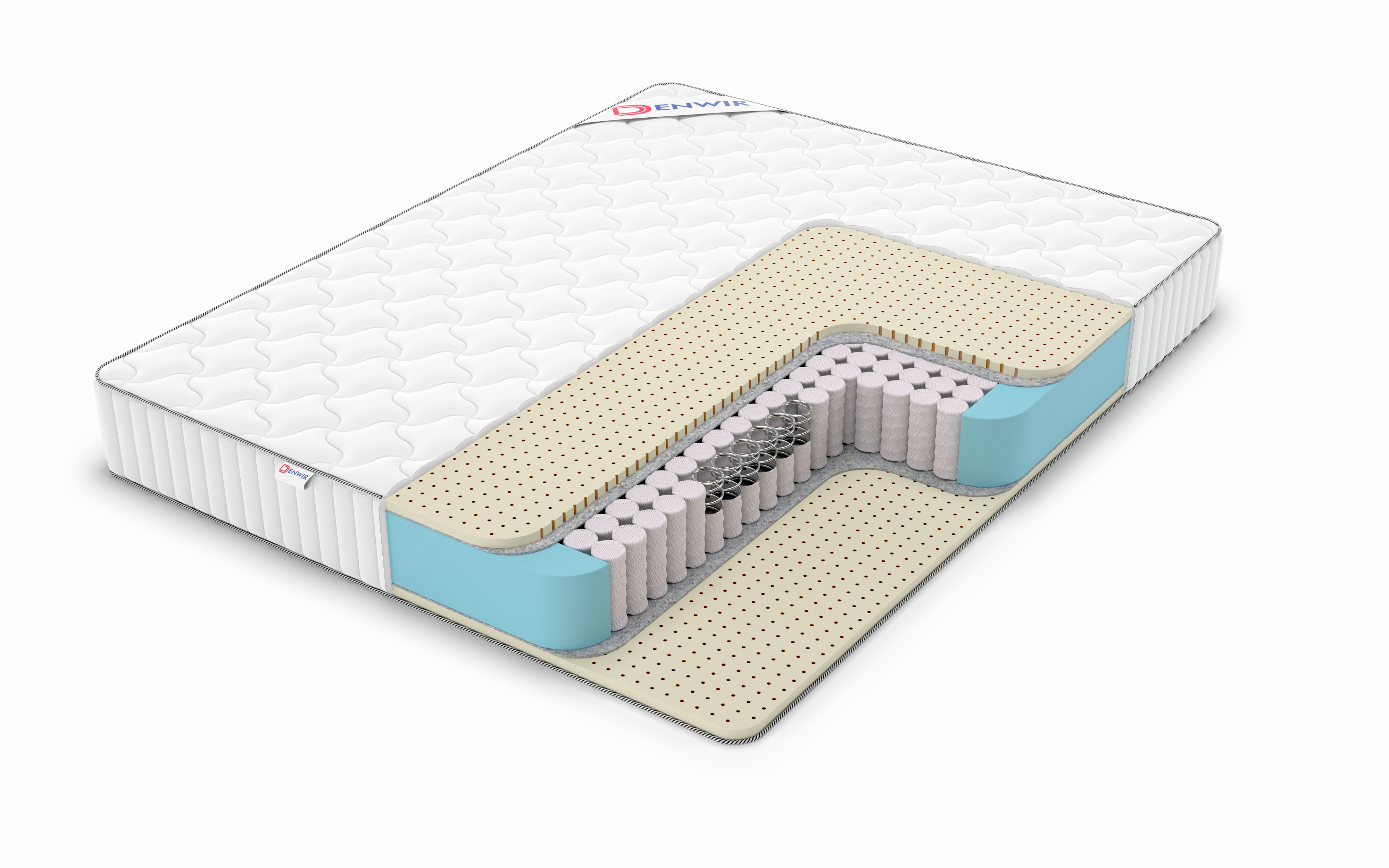 

Матрас пружинный Denwir CLASSIC SOFT TFK 60х160, 21 см, Белый, CLASSIC SOFT TFK