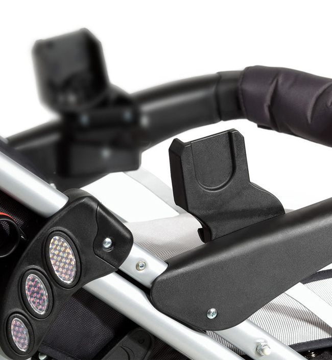 

Hartan Адаптер на коляски Buggy iX1 для установки люлек Maxi Cosi, Pebble и BeSafe черный, 9910.00.000