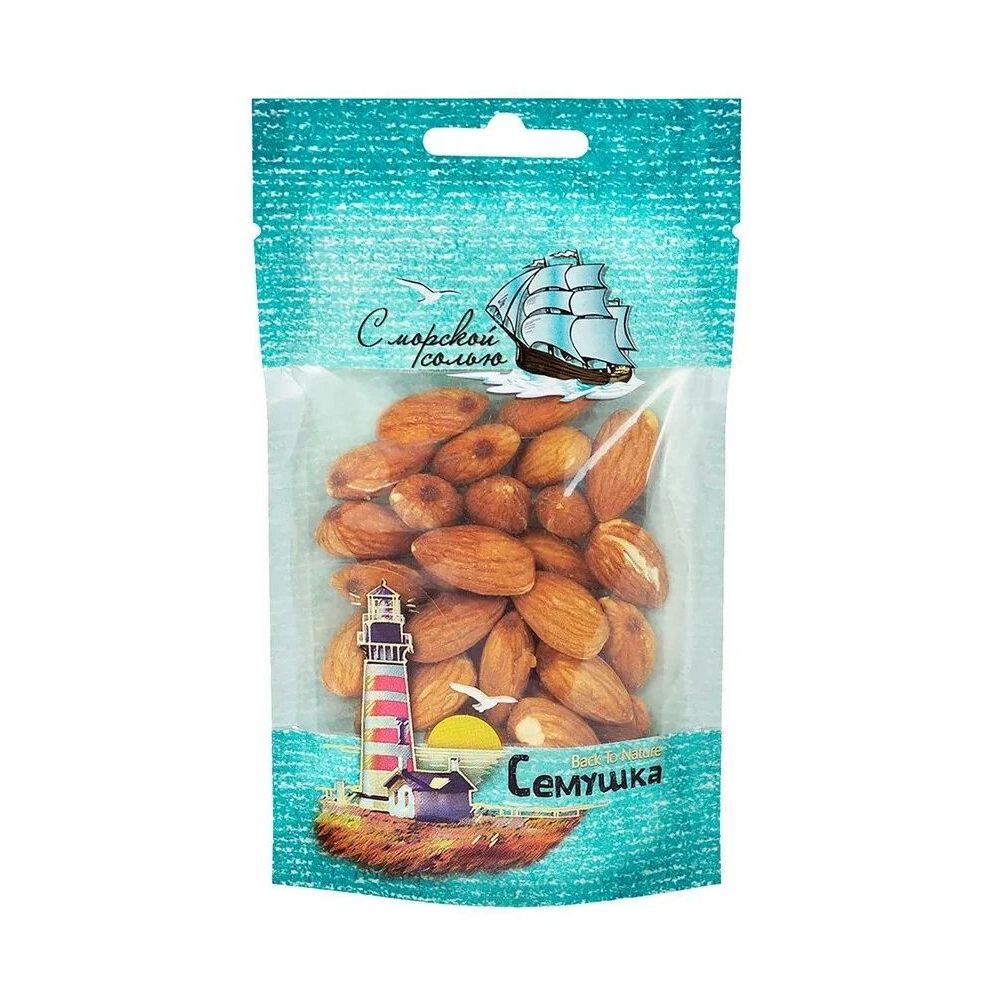 

Миндаль Семушка жареный, солёный, 40 г
