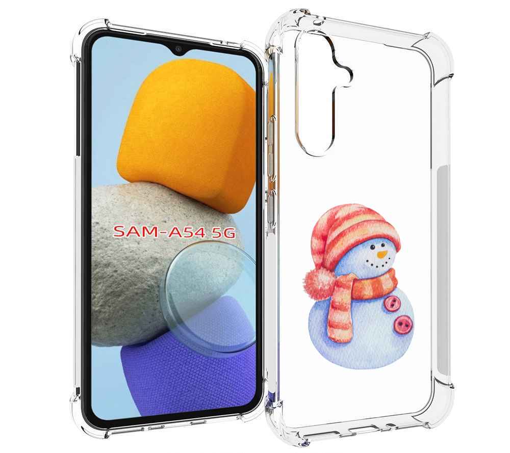 

Чехол MyPads Веселый снеговик для Samsung Galaxy A54, Tocco