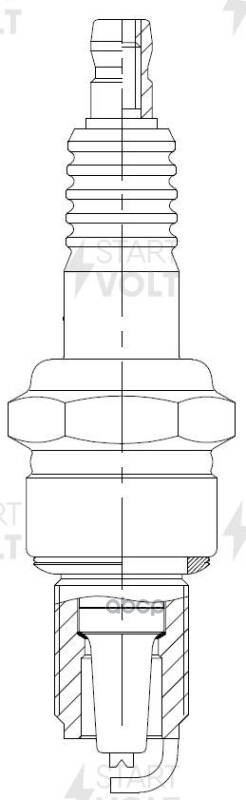 Свеча Зажигания Для А/М Honda Civic Iii (83-) 1.5I/Accord Iii (85-) 2.0I (Vsp 2308) STARTV