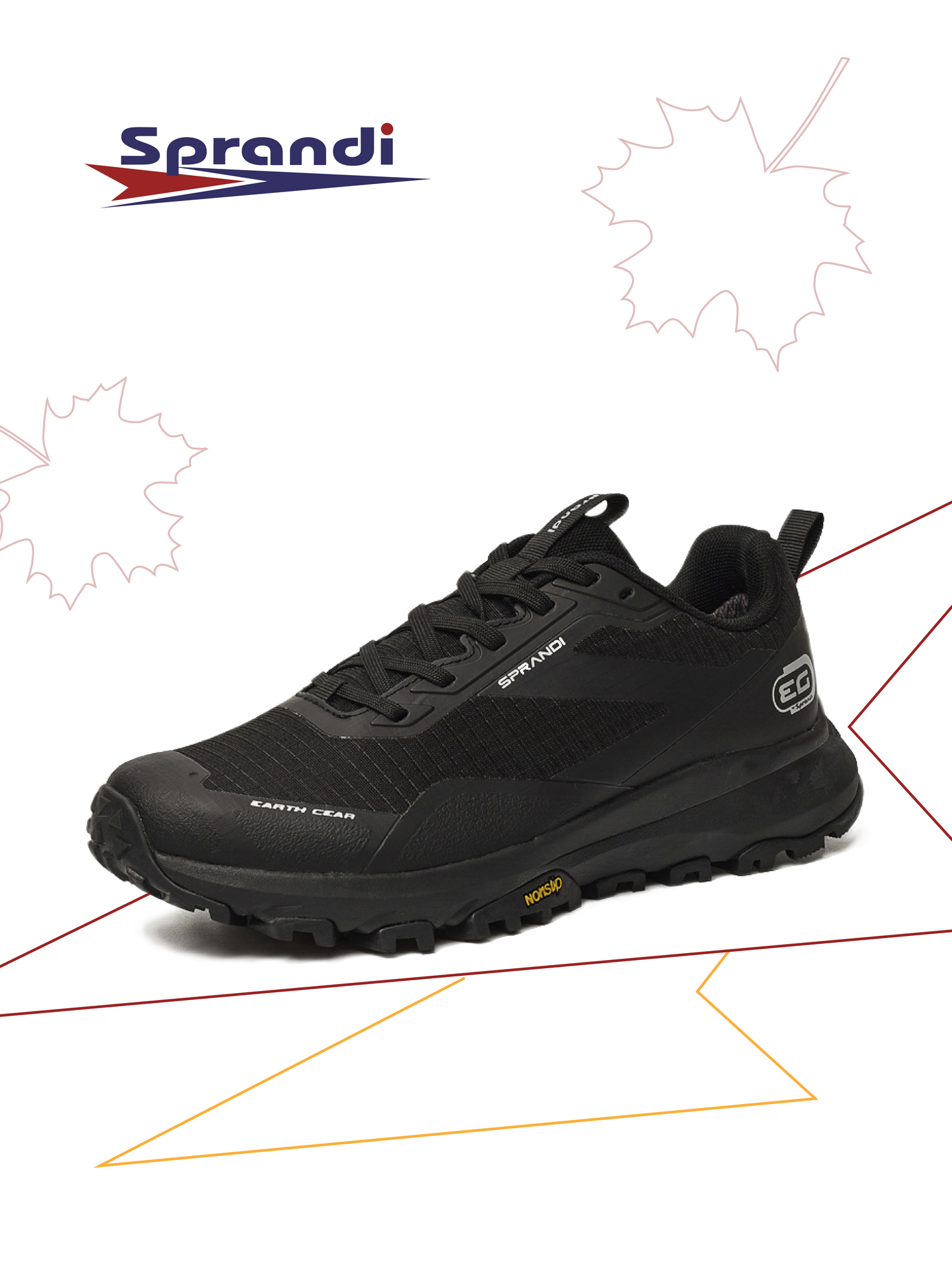 

Кроссовки мужские Sprandi P65 черные 41 EU, Черный, P65
