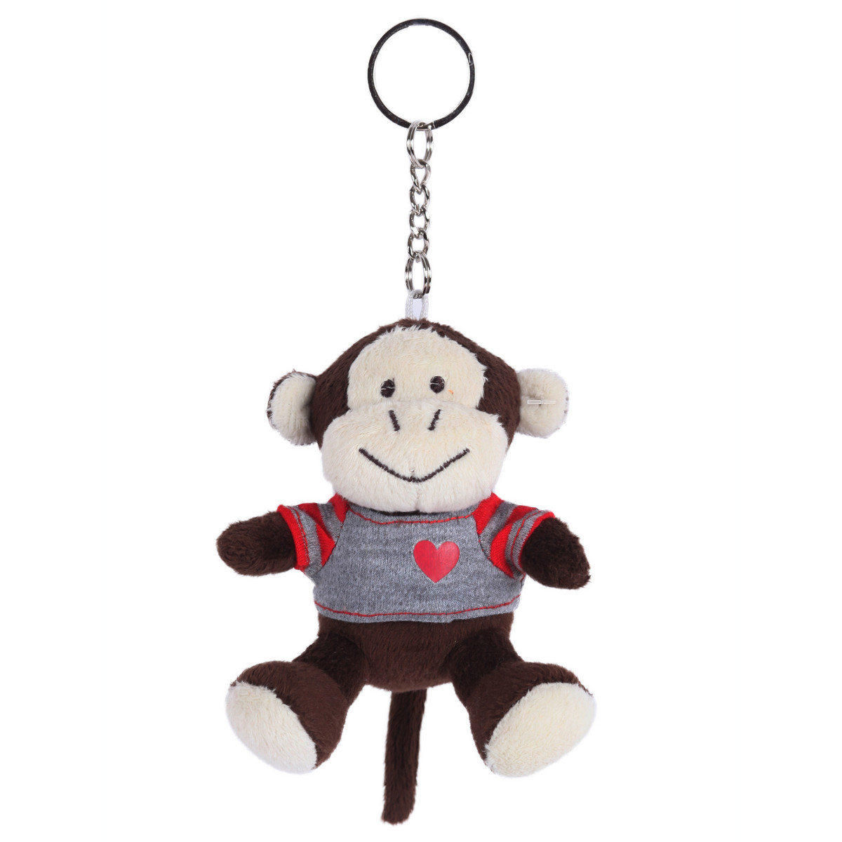 

Игрушка-брелок мягкая Bebelot Мартышка, 9 см, цвет: красный Bebelot, BHO1703-301//красный