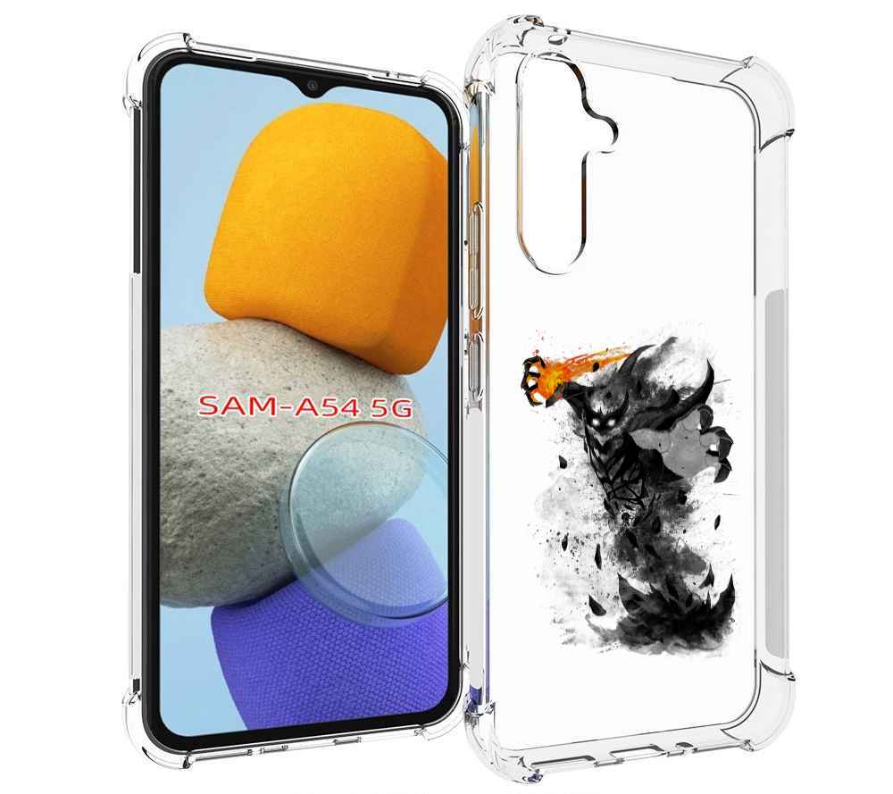 

Чехол MyPads nevermore черно белый для Samsung Galaxy A54, Tocco