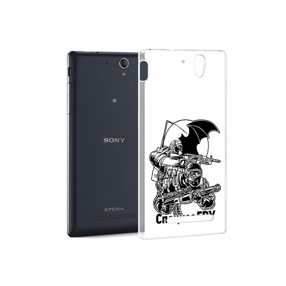 

Чехол MyPads Tocco для Sony Xperia C3 спецназ гру (PT18760.251.618), Прозрачный, Tocco