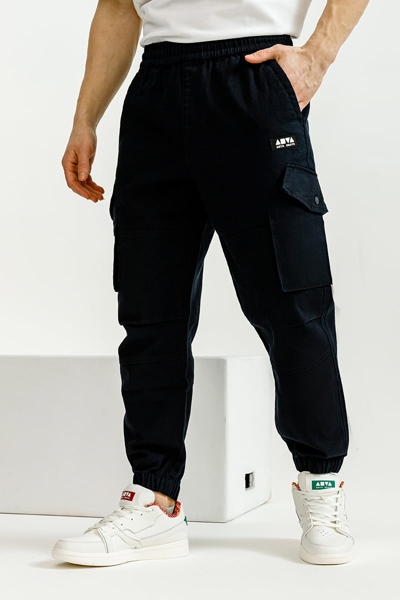 Спортивные брюки мужские Anta Skate Culture 852328516 черные 3XL