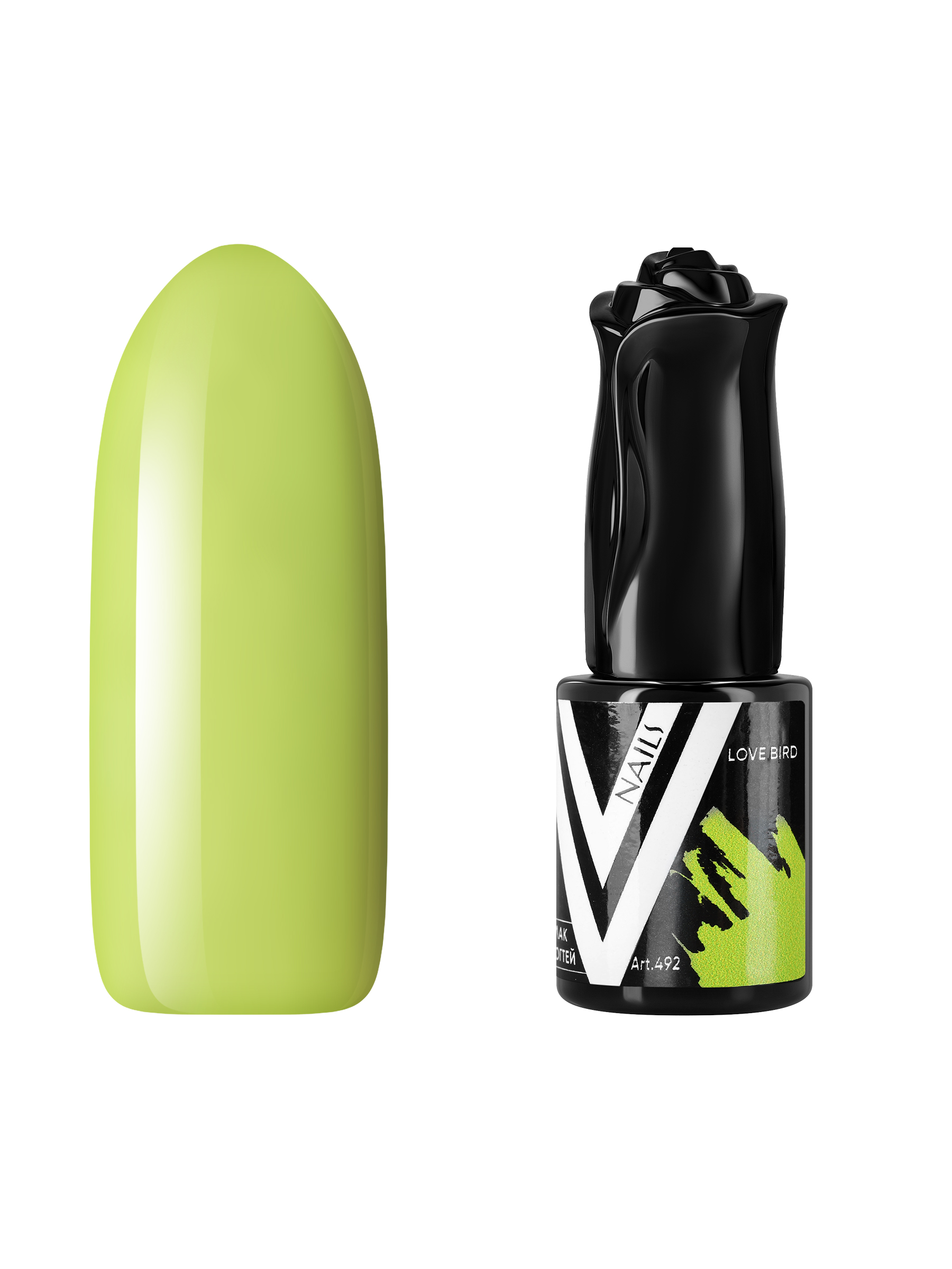 Гель-лак для ногтей Vogue Nails плотный, самовыравнивающийся, светлый, зеленый, 10 мл