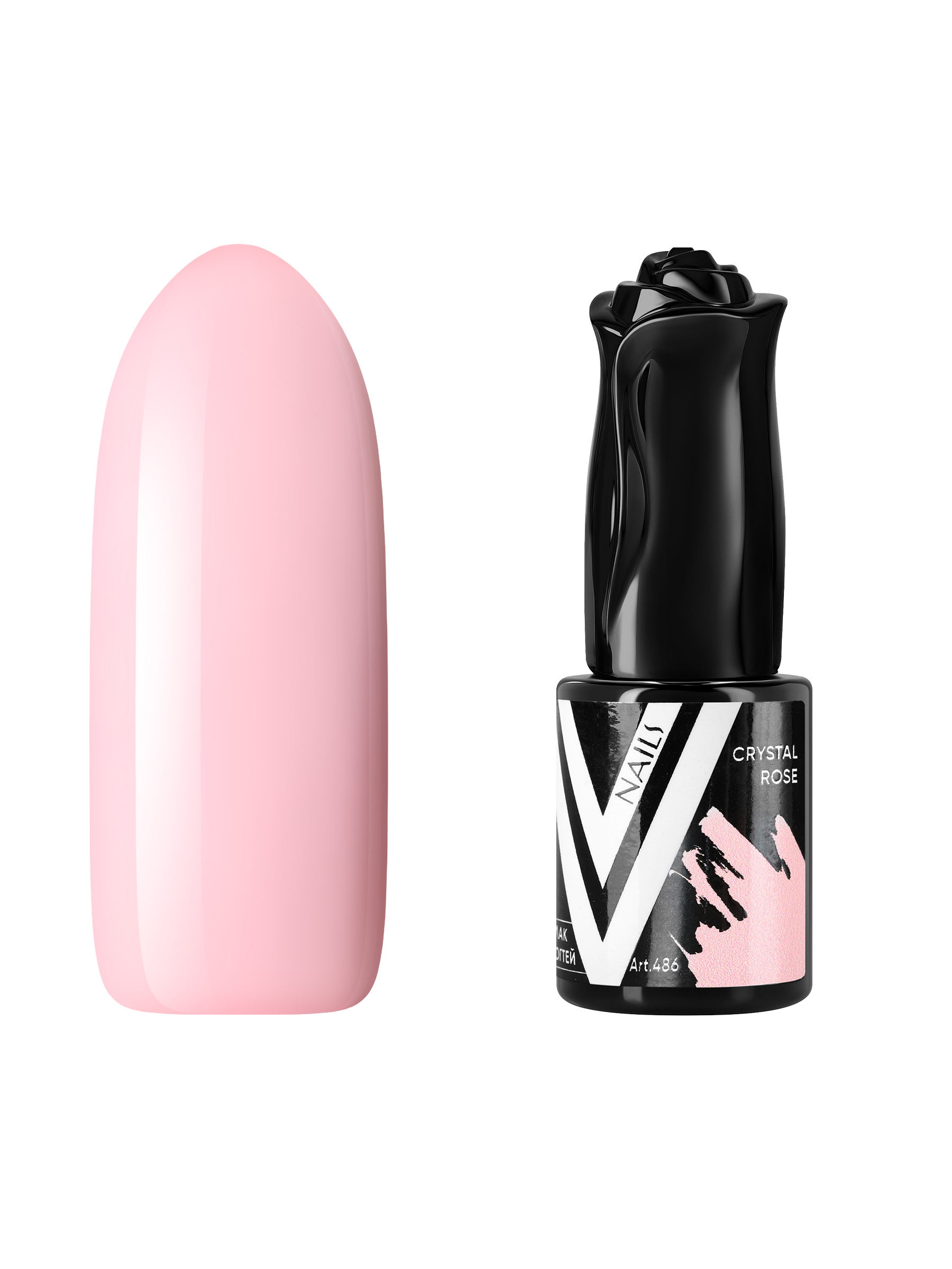 Гель-лак для ногтей Vogue Nails пыльный пастельный плотный приглушенный, розовый, 10 мл iva nails каучуковая база для гель лака alien glass