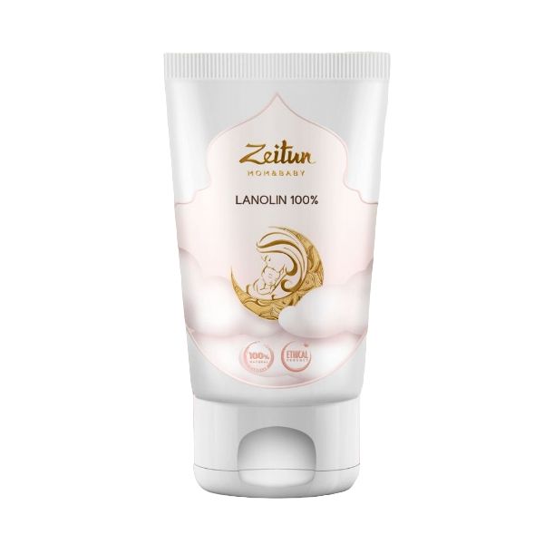 Крем для груди Zeitun Mom & Baby Lanolin 100% в период лактации, с ланолином, 30 мл крем от растяжек dobrovit для беременных для тела и груди укрепляющий 100 мл