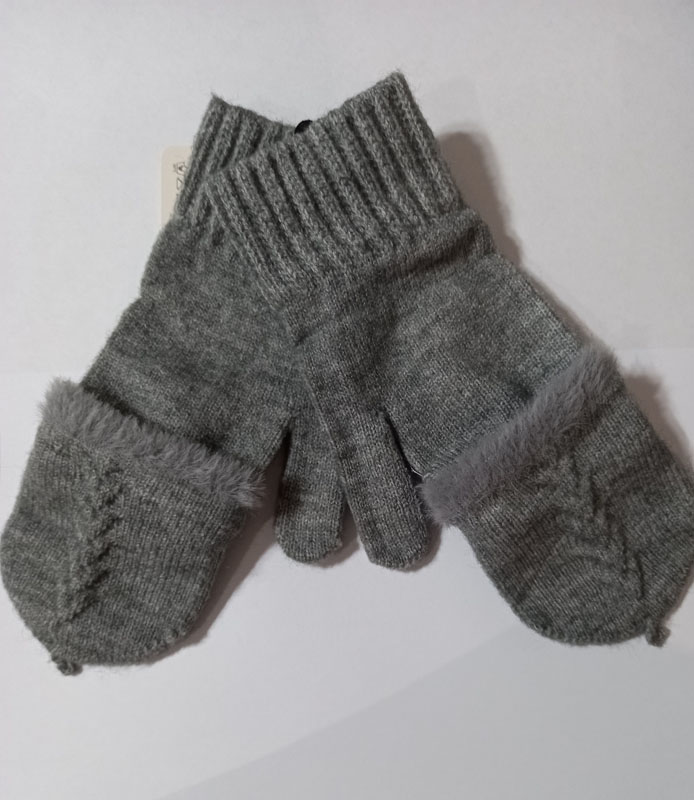 

Митенки женские NEW Brand NO:7303 серые, XL, Серый, NO:7303