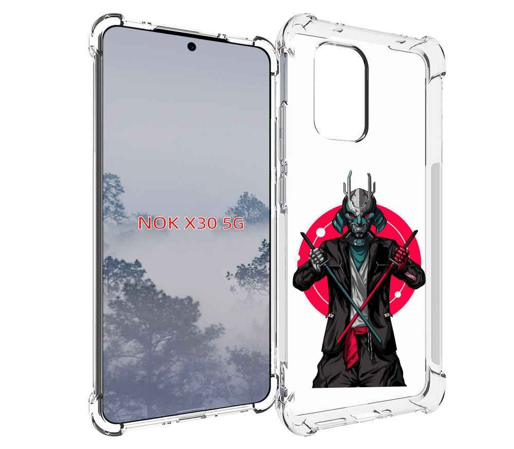 

Чехол MyPads якудза с катанами для Nokia X30 5G, Tocco