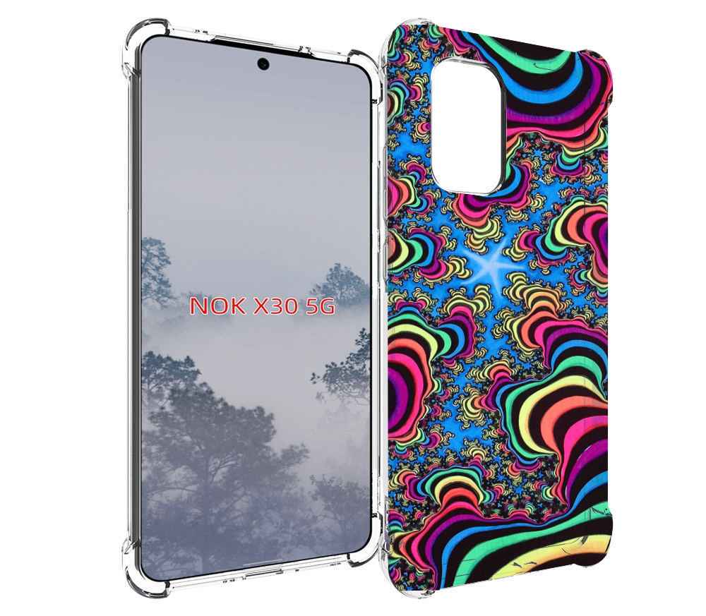 

Чехол MyPads щупальца иллюзия для Nokia X30 5G, Tocco