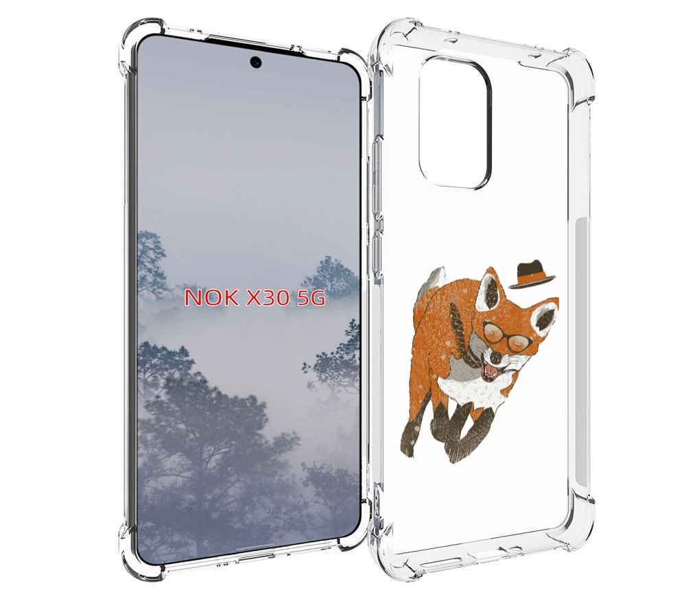 

Чехол MyPads шустрый лис для Nokia X30 5G, Tocco