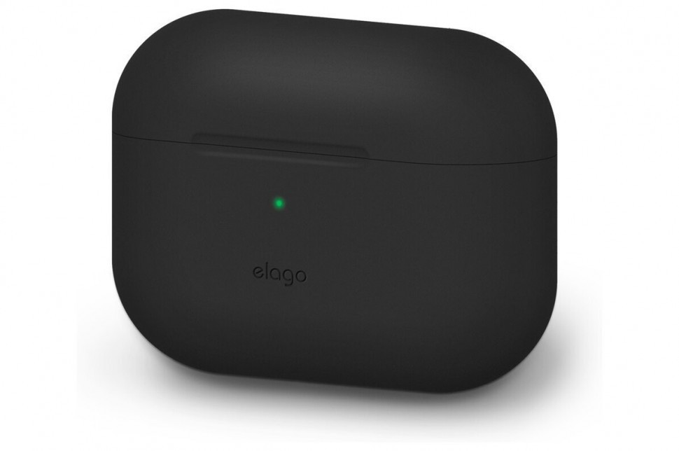 фото Силиконовый чехол elago silicone case airpods pro черный (eappor-ba-bk)