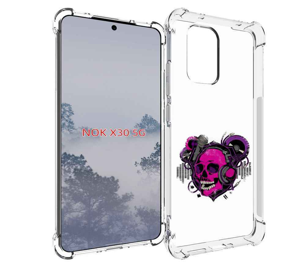 

Чехол MyPads череп 1 для Nokia X30 5G, Tocco