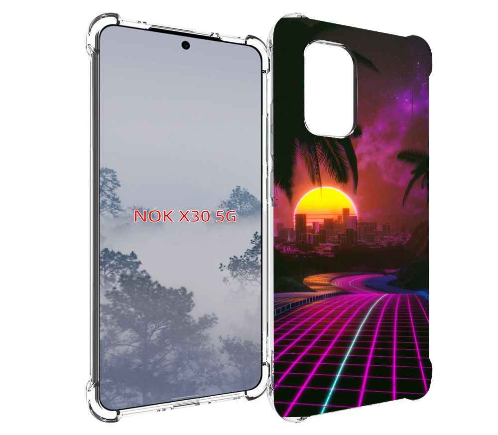 

Чехол MyPads хотлайнмайами 2 для Nokia X30 5G, Tocco