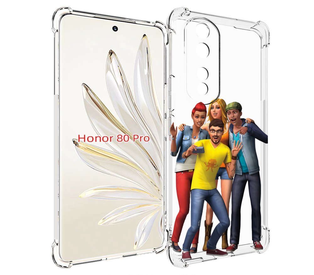 

Чехол MyPads sims для Honor 80 Pro, Прозрачный, Tocco