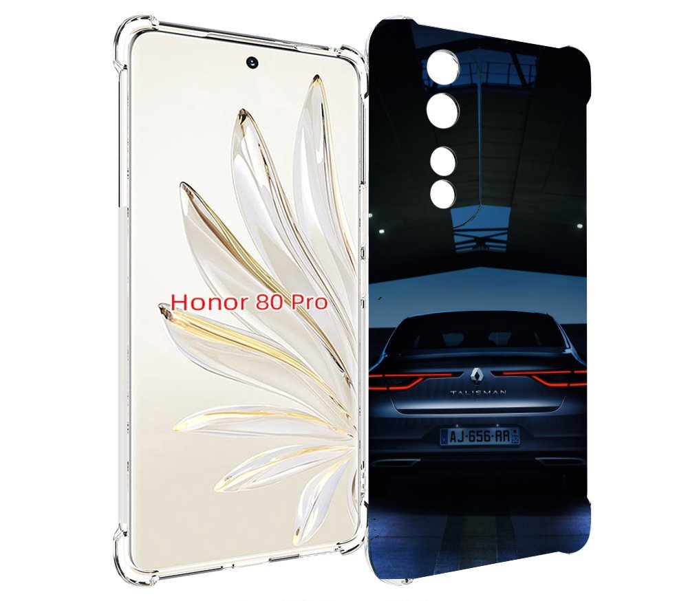

Чехол MyPads renault рено 1 для Honor 80 Pro, Прозрачный, Tocco