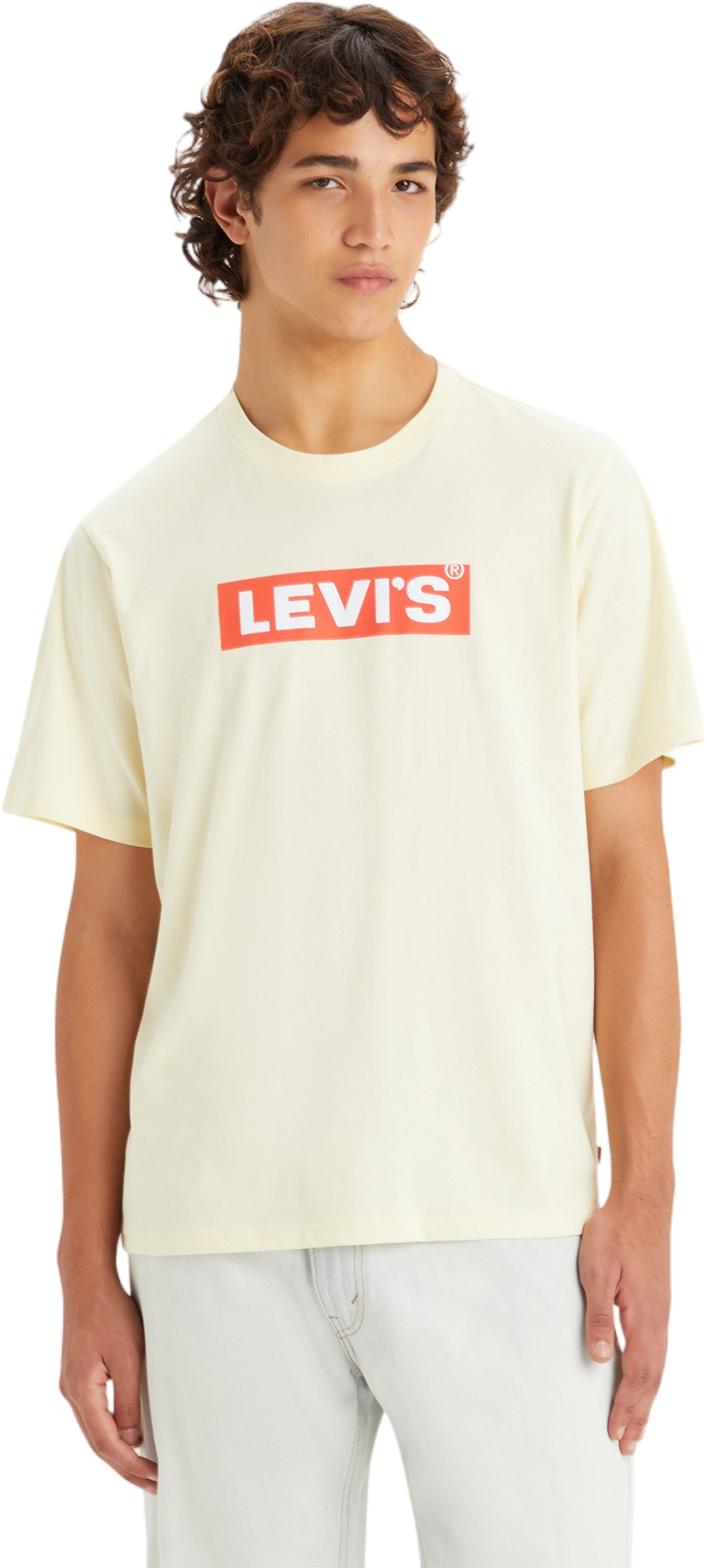 

Футболка мужская Levi's Men Relaxed Fit Graphic Tee белая L, Белый, Men Relaxed Fit Graphic Tee