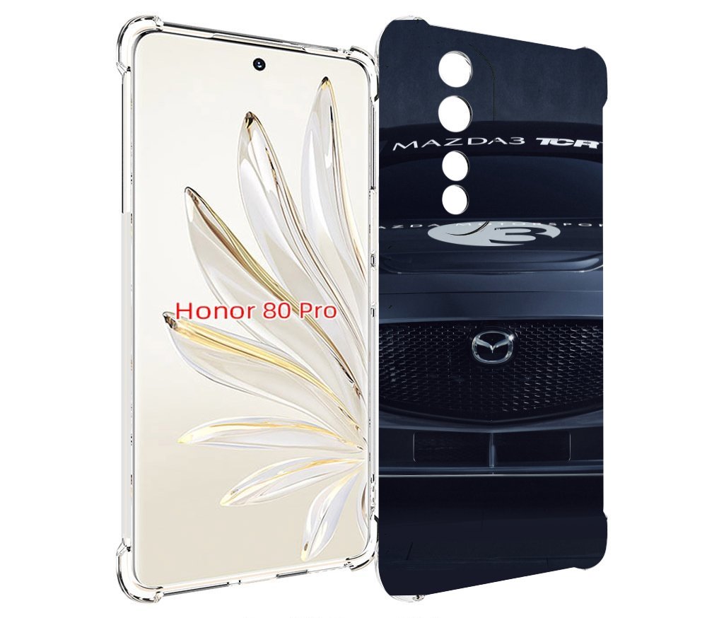 

Чехол MyPads mazda мазда 3 для Honor 80 Pro, Прозрачный, Tocco