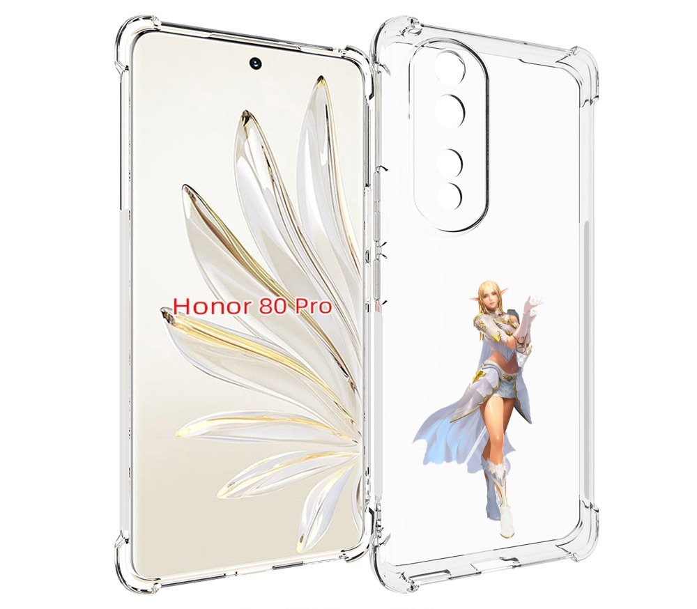 

Чехол MyPads lineage для Honor 80 Pro, Прозрачный, Tocco