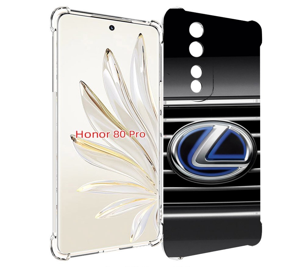 

Чехол MyPads lexus-лексус-2 для Honor 80 Pro, Прозрачный, Tocco