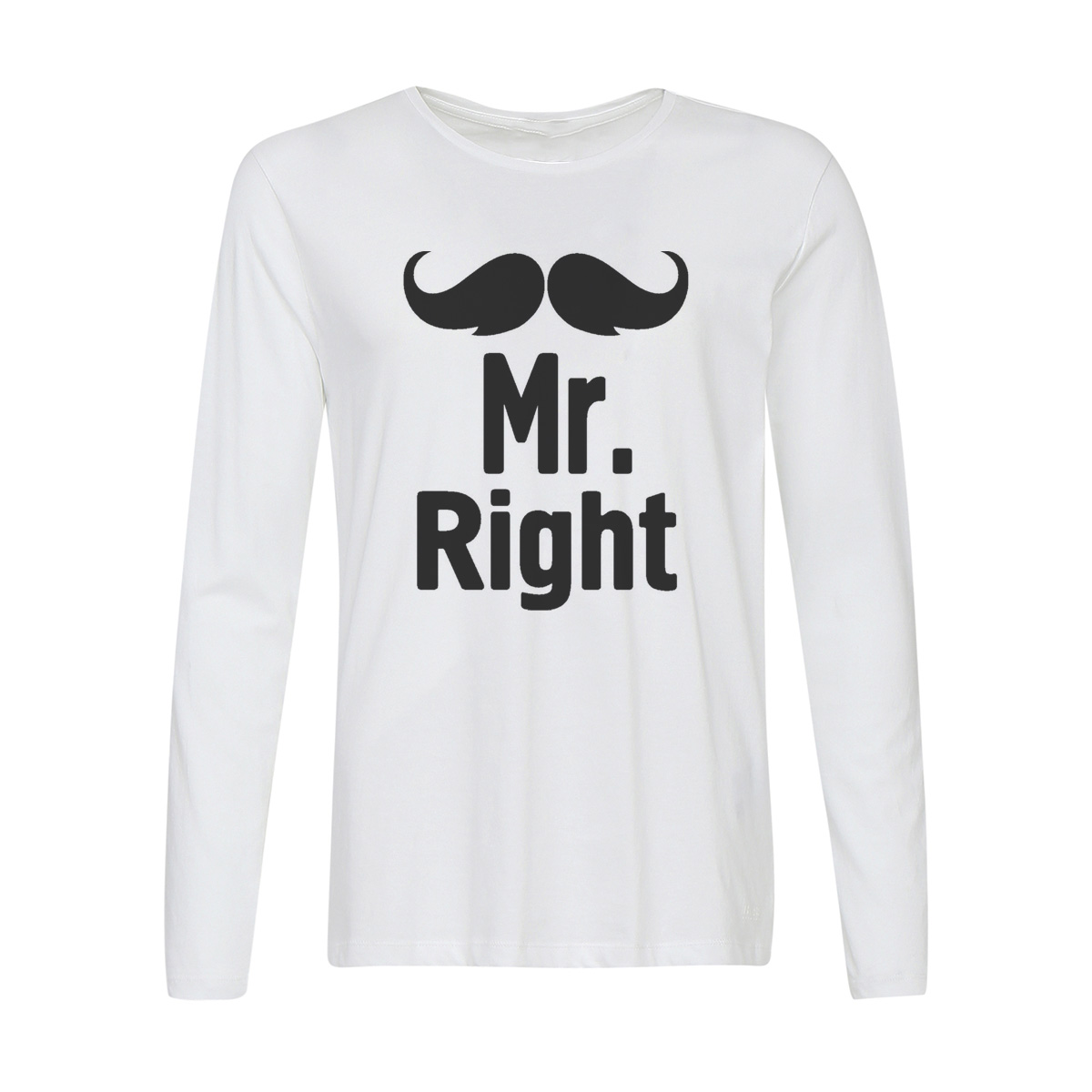 

Лонгслив CoolPodarok Mr right (Мистер совершенство), Белый, w0113917