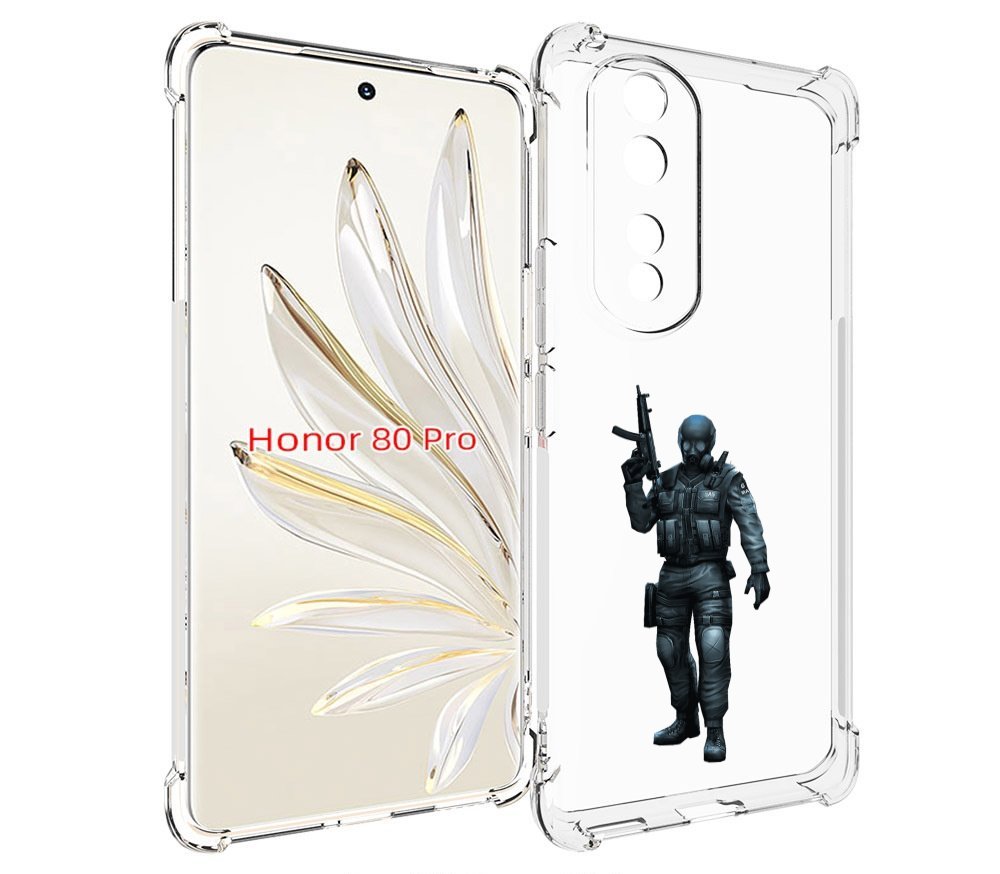 

Чехол MyPads crossfire для Honor 80 Pro, Прозрачный, Tocco