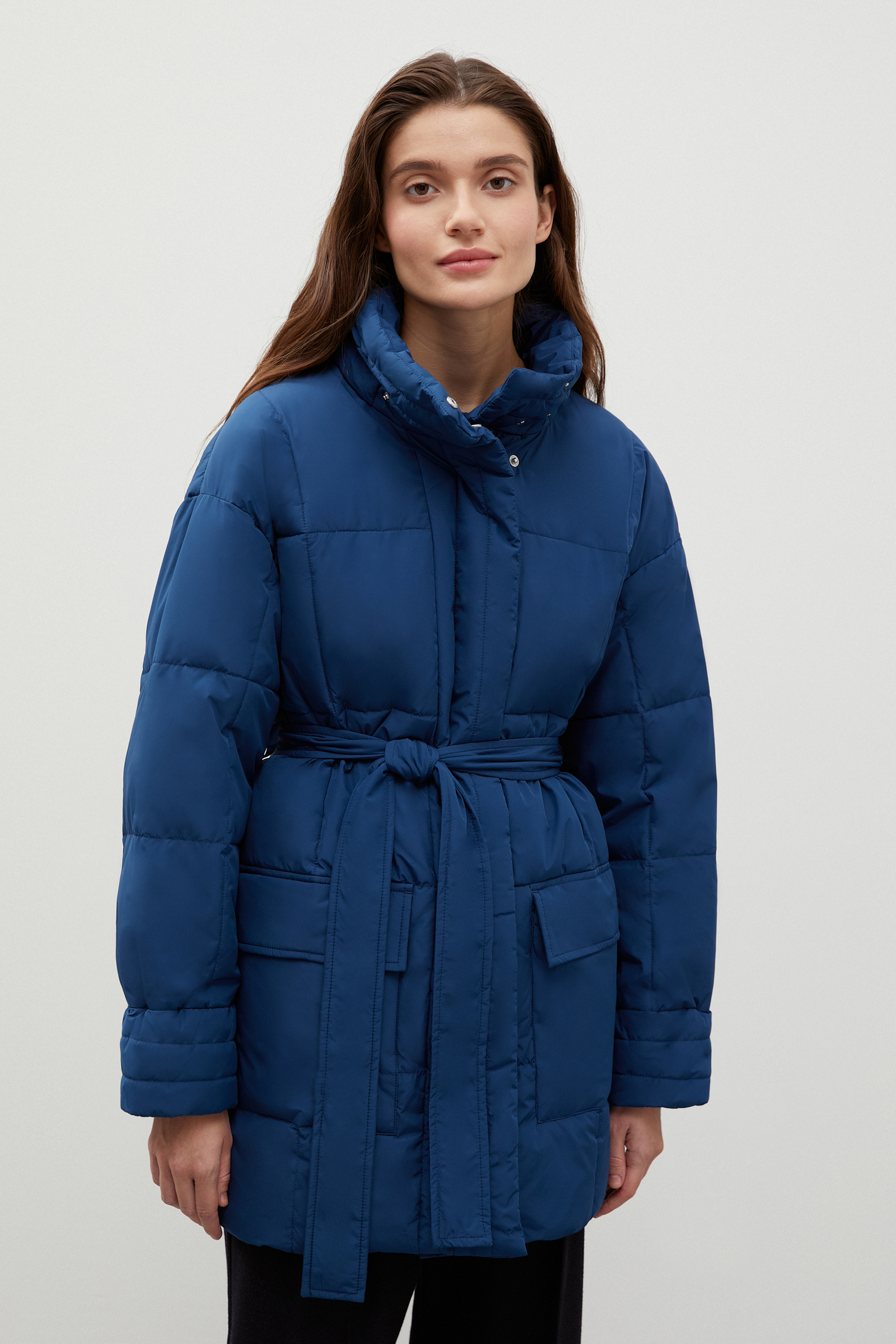 

Куртка женская Finn Flare FWC11078 синяя 2XL, Синий, FWC11078