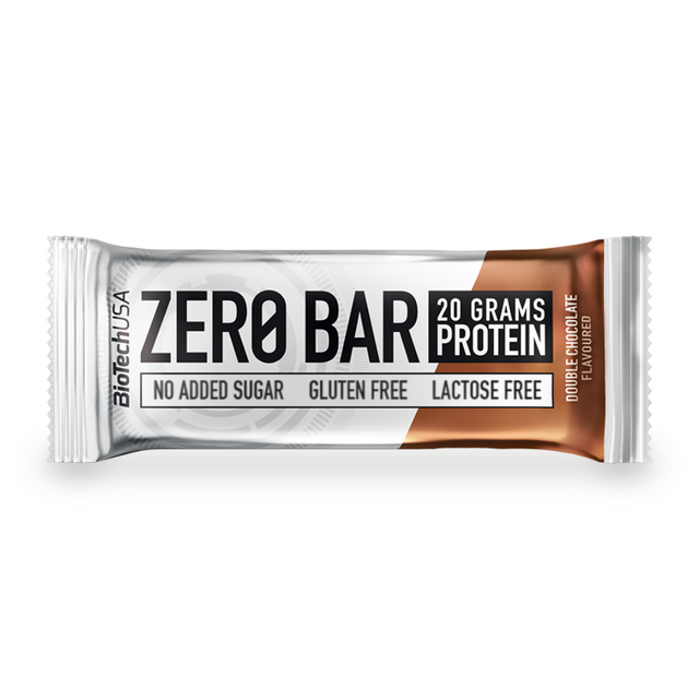 Протеиновый батончик BioTechUSA Zero Bar 20х50 г. Двойной шоколад