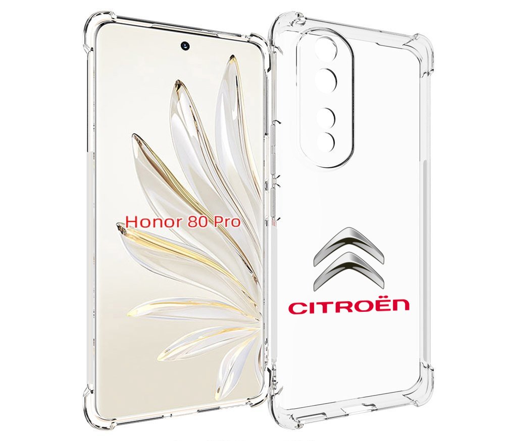 

Чехол MyPads citroen-3 мужской для Honor 80 Pro, Прозрачный, Tocco