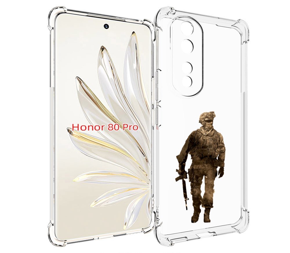 

Чехол MyPads call-of-duty мужской для Honor 80 Pro, Прозрачный, Tocco