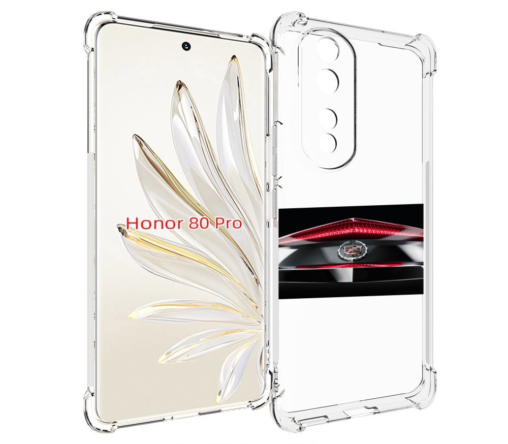 

Чехол MyPads cadillac 3 мужской для Honor 80 Pro, Прозрачный, Tocco