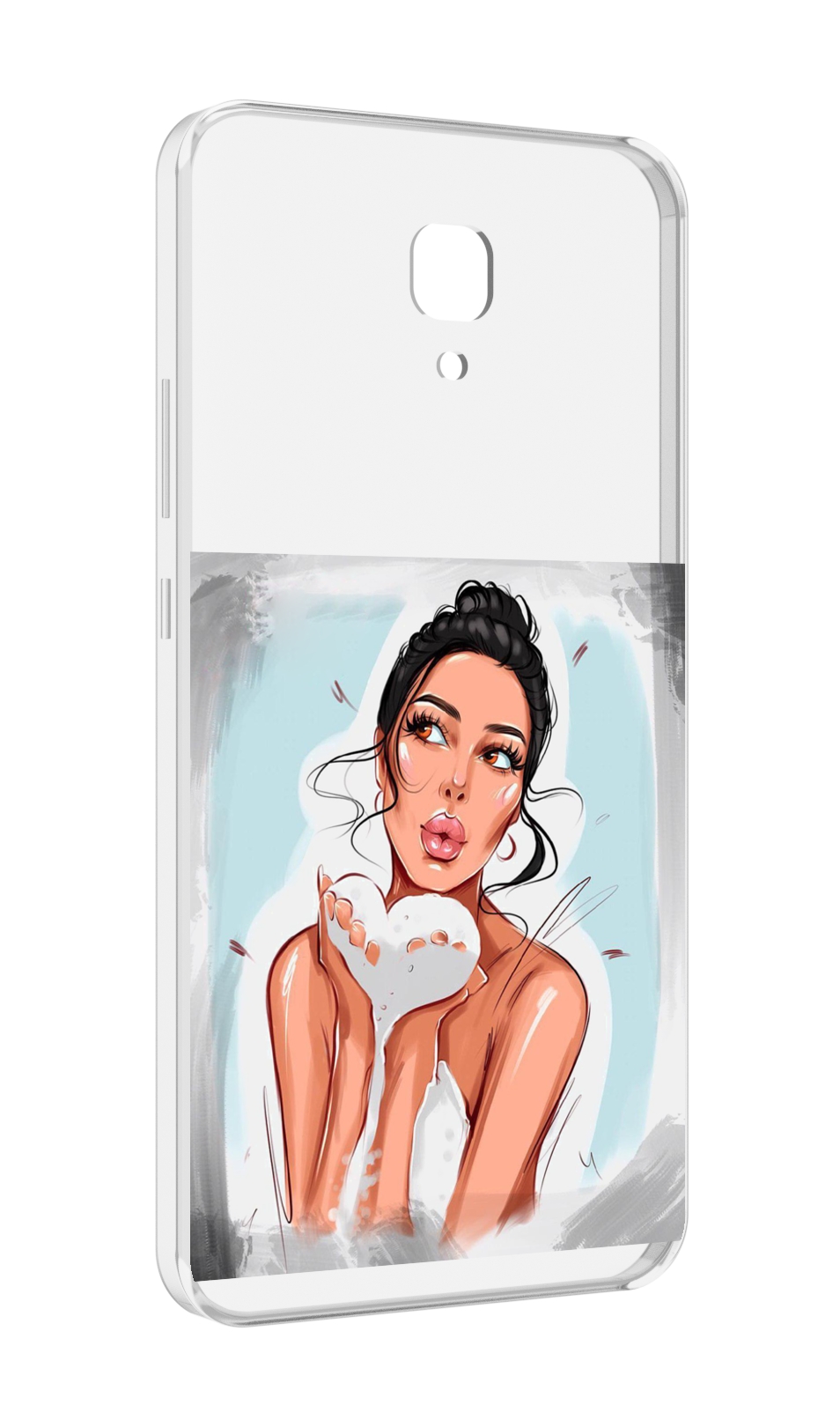 

Чехол MyPads девушка-с-пеной женский для Meizu M5 Note, Прозрачный, Tocco