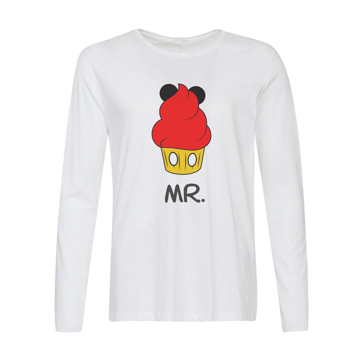 

Лонгслив CoolPodarok Mr (Мики), Белый, w0113904