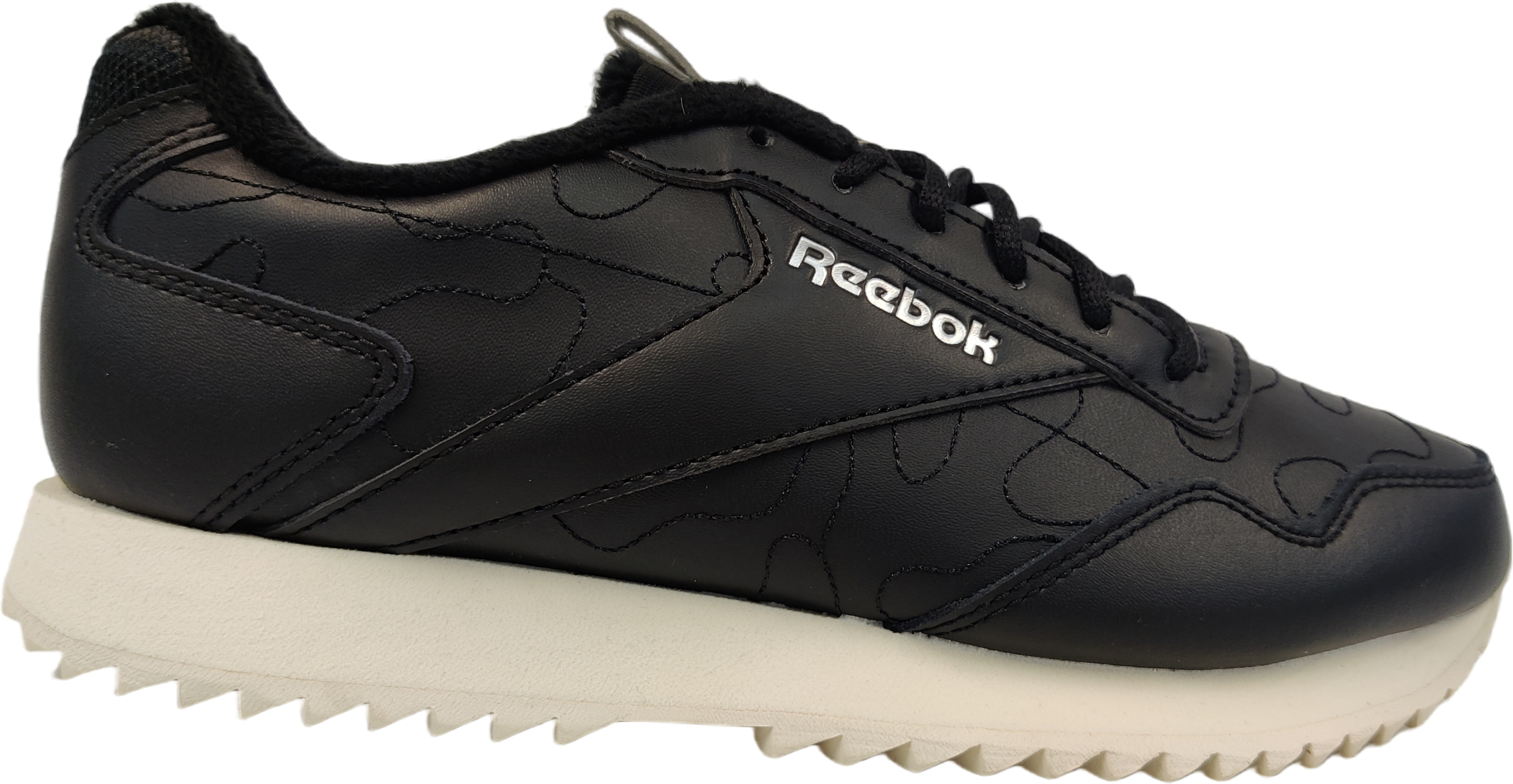 

Кроссовки женские Reebok Royal Glide Ripple черные 6 US, Royal Glide Ripple