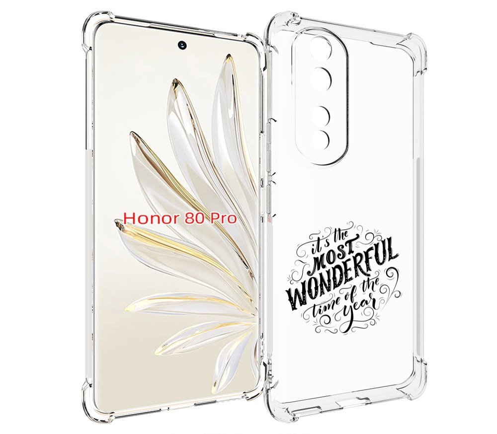 

Чехол MyPads Wonderful для Honor 80 Pro, Прозрачный, Tocco