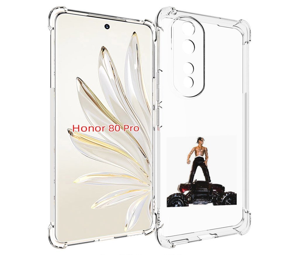 

Чехол MyPads Travis Scott - Rodeo для Honor 80 Pro, Прозрачный, Tocco