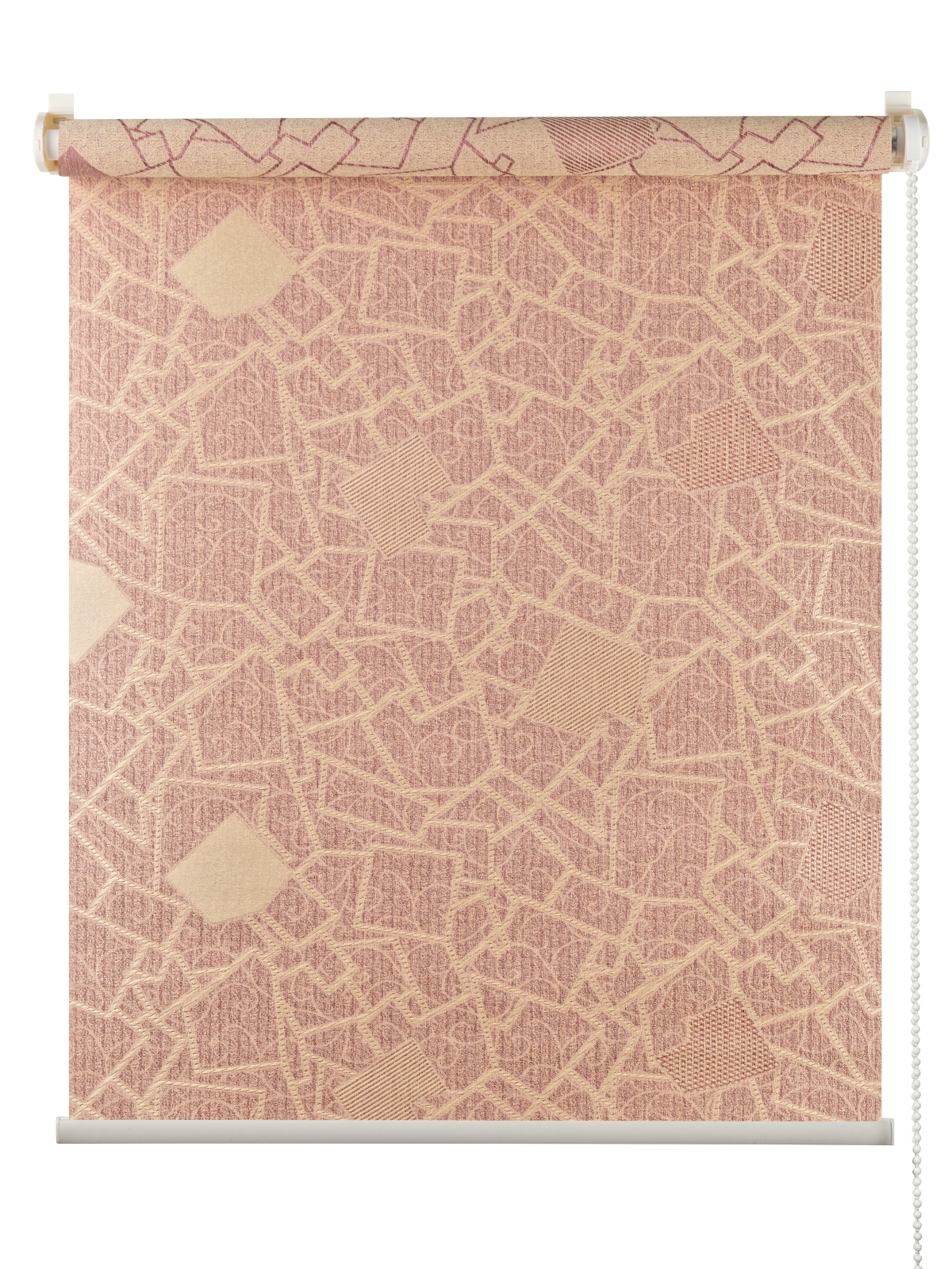 

Миниролло Primedeco "Геометрия", золотисто-брусничный, 57Х170, Геометрия