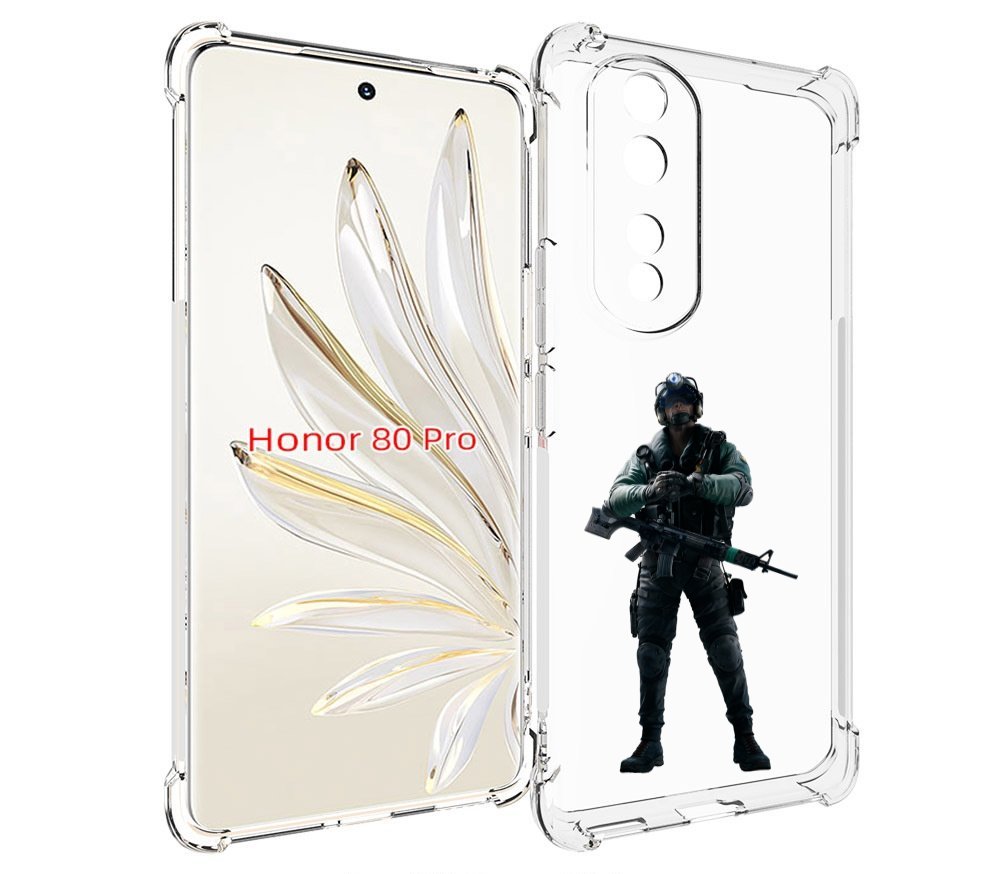 

Чехол MyPads Tom-Clancy's-Rainbow-Six-2 для Honor 80 Pro, Прозрачный, Tocco