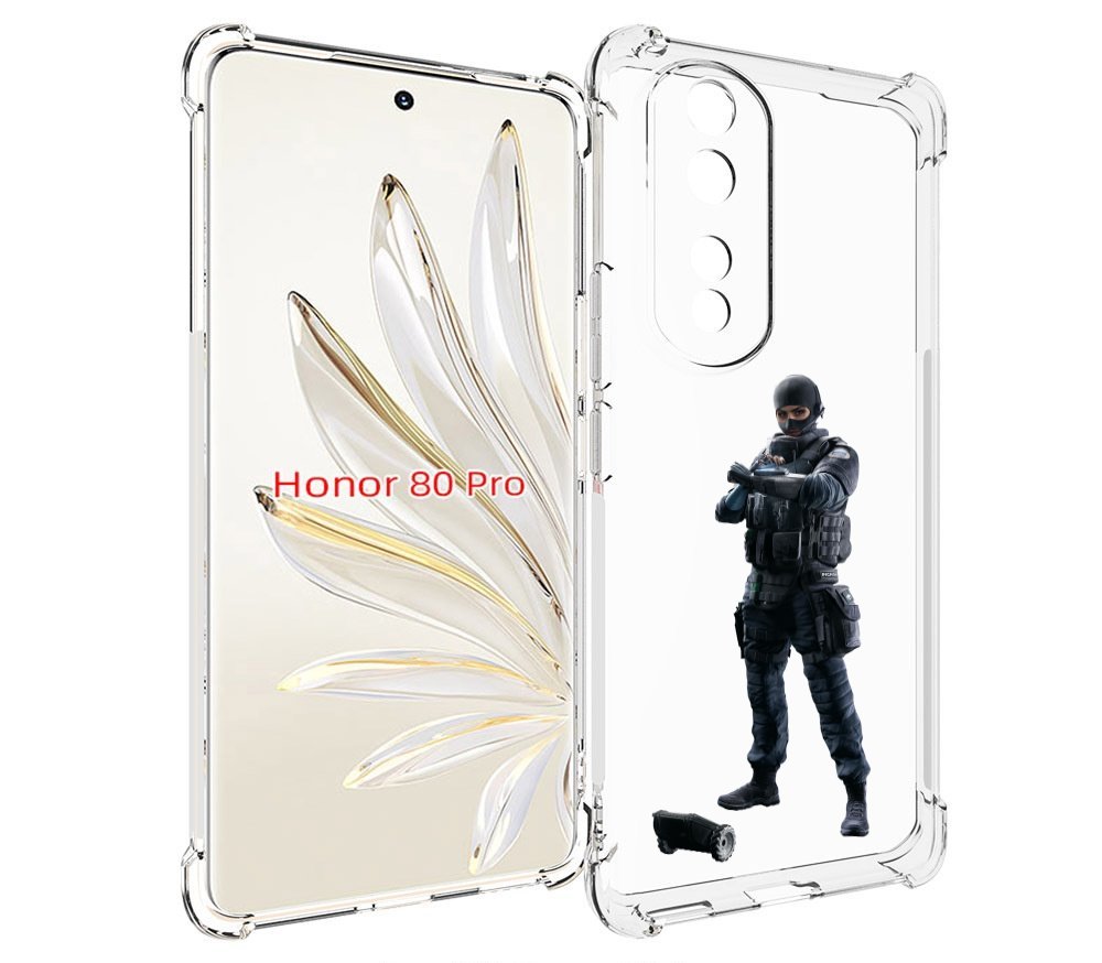 

Чехол MyPads Tom-Clancy's-Rainbow-Six-1 для Honor 80 Pro, Прозрачный, Tocco