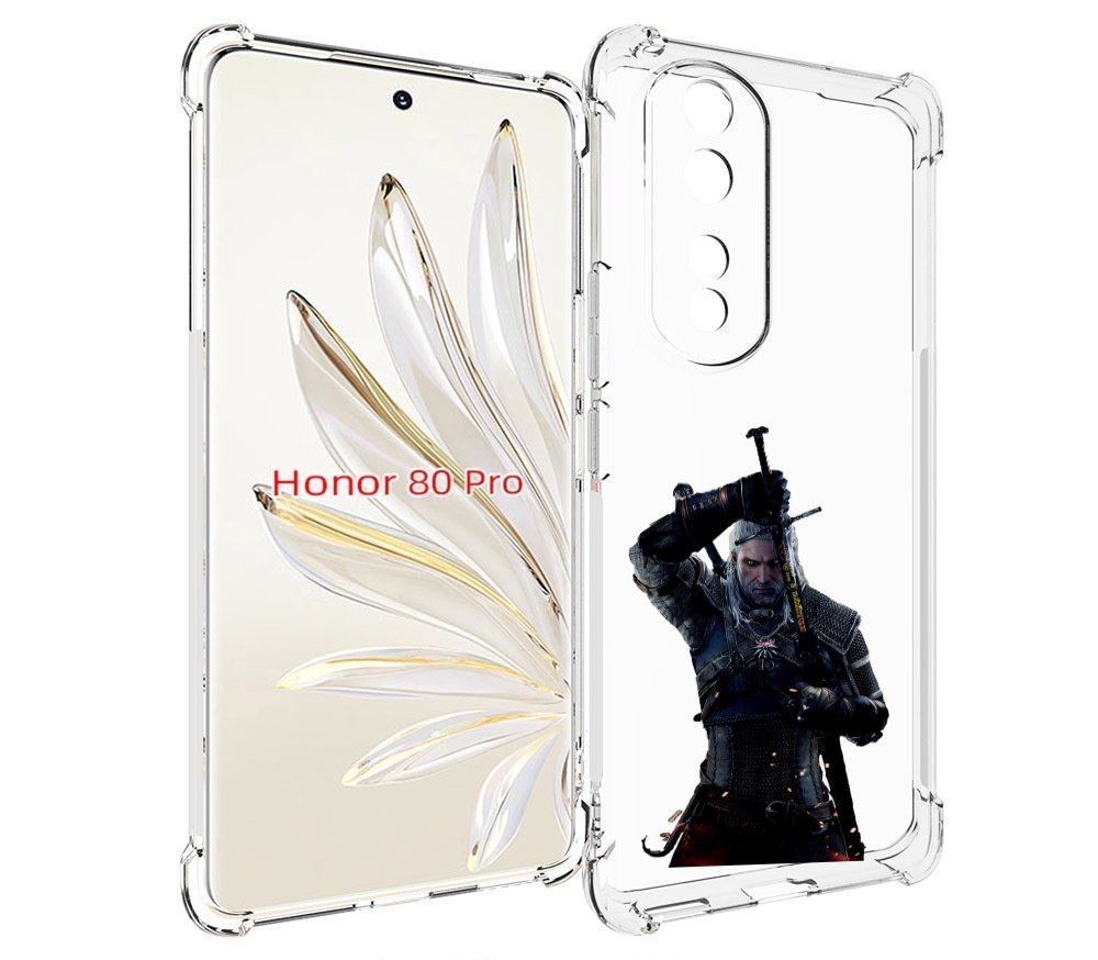 

Чехол MyPads The-Witcher-3-Ведьмак для Honor 80 Pro, Прозрачный, Tocco