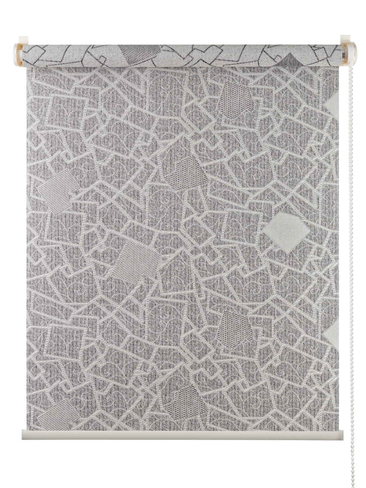 

Миниролло Primedeco "Геометрия", серебристо-серый , 43Х170, Геометрия