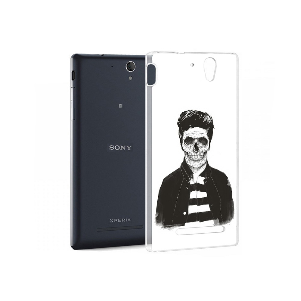 

Чехол MyPads Tocco для Sony Xperia C3 скелет (PT18760.251.604), Прозрачный, Tocco