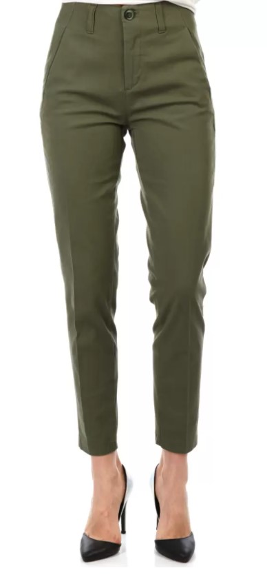 фото Брюки женские dlf 9876 chino-5771 green хаки 30